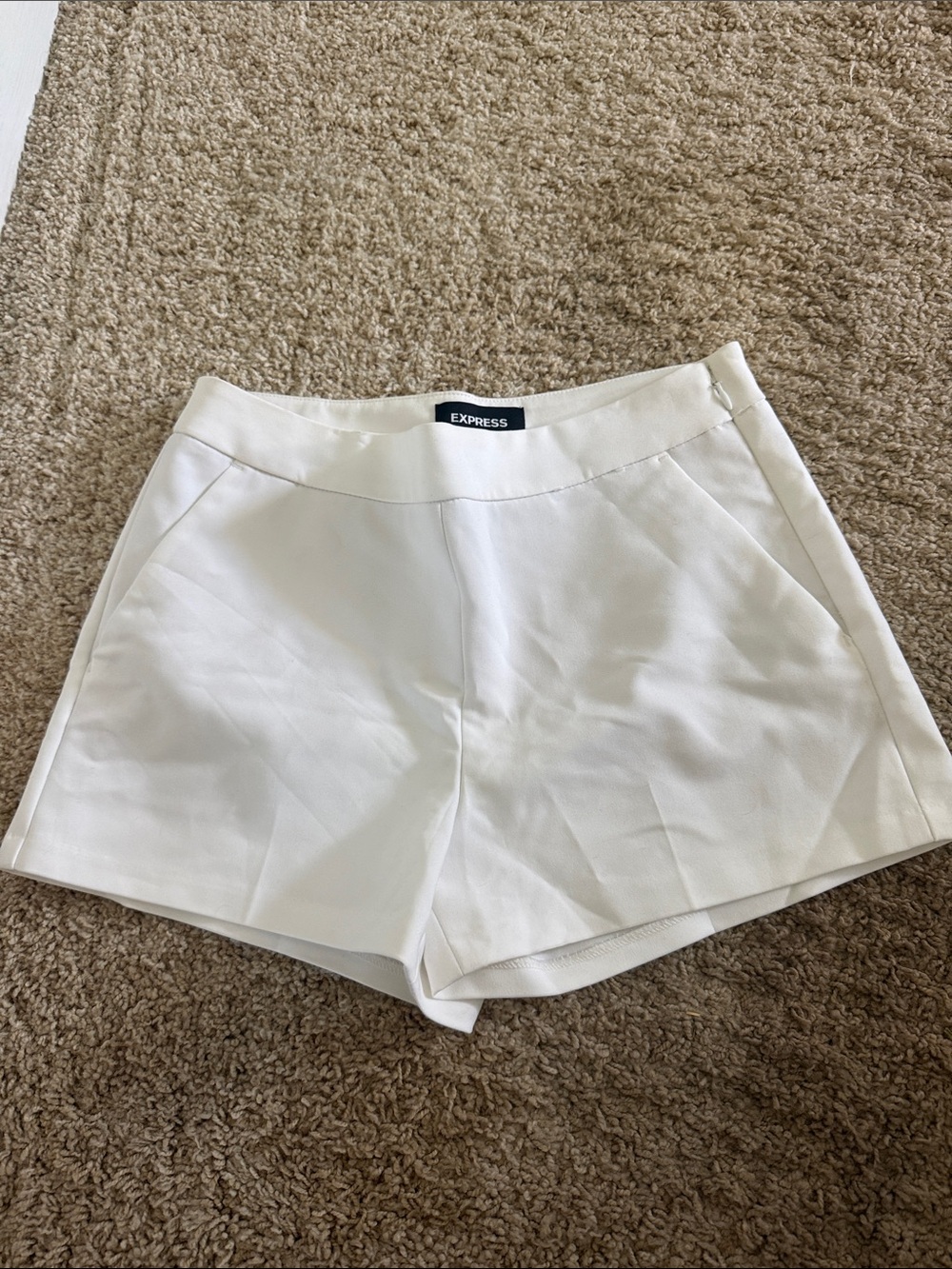 Express White Shorts